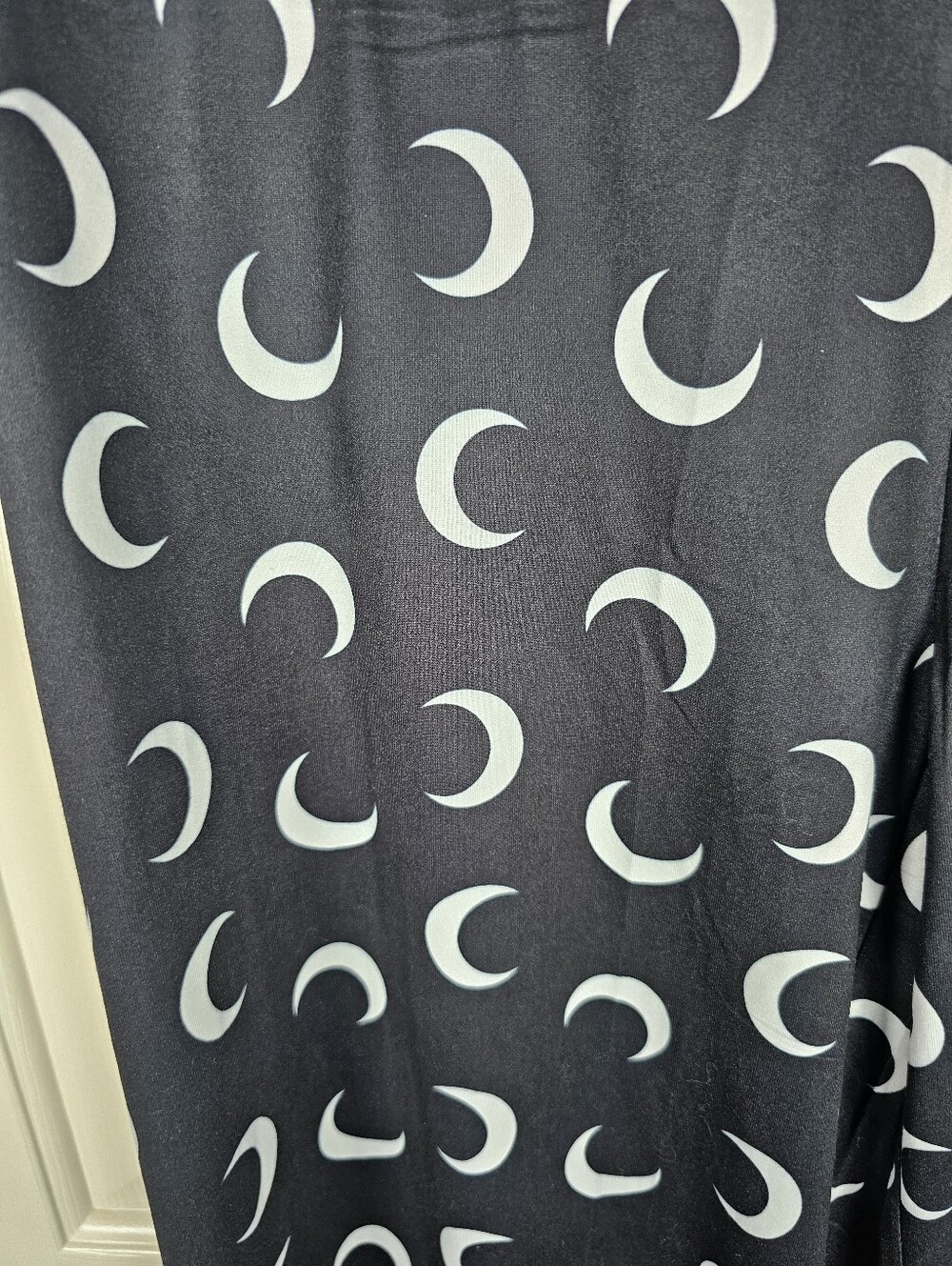 Arolina NWT Wide Leg Crescent Moon Pull On Pants Halloween Witch Stretchy Size L - Picture 2 of 6